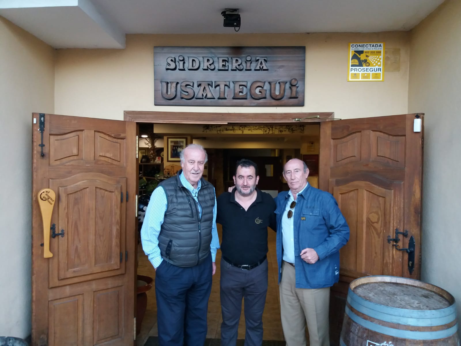 Con Vicente del Bosque